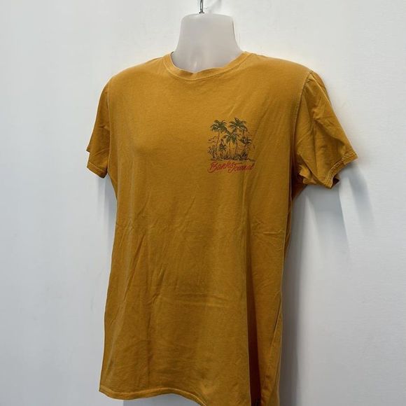 Banks Journal Graphic Logo Yellow T-Shirt Size L - Picture 3 of 7